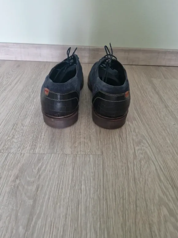Blue Cox Herren Schuhe Gr. 42 Leder Blau Neu