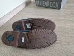 Blue Cox Herren Schuhe Gr. 42 Leder Blau Neu