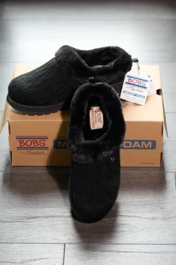 BOBS from Skechers Keepsakes Ice Angel - Size EUR 36 / US 6 - Black - Brand New in Box