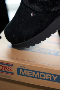 BOBS from Skechers Keepsakes Ice Angel - Size EUR 36 / US 6 - Black - Brand New in Box