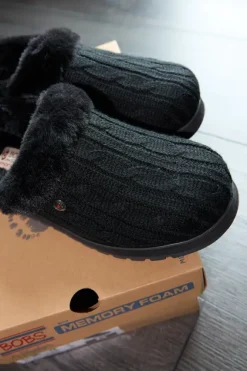 BOBS from Skechers Keepsakes Ice Angel - Size EUR 36 / US 6 - Black - Brand New in Box