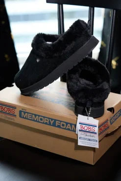 BOBS from Skechers Keepsakes Ice Angel - Size EUR 36 / US 6 - Black - Brand New in Box