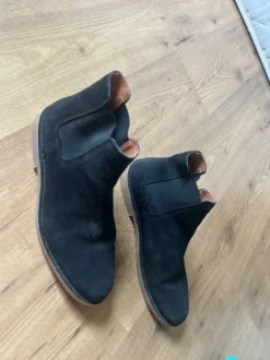 Boots en daim noire