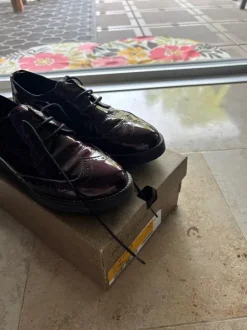 Bordeaux laké schoenen