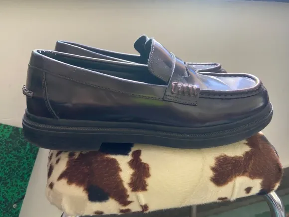 Bordeaux Loafers Bershka