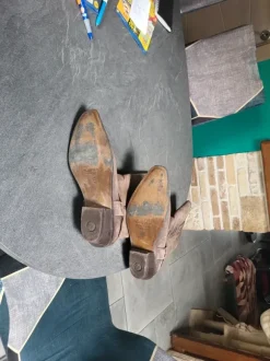 Bottes western brunes