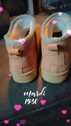 Bottines fourrées