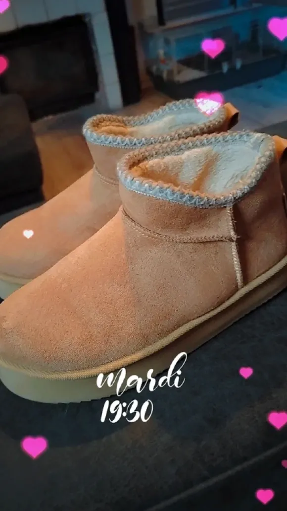 Bottines fourrées