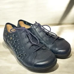 BÄR barefoot leren sneakers donkerblauw maat 40 – slechts 1x gedragen