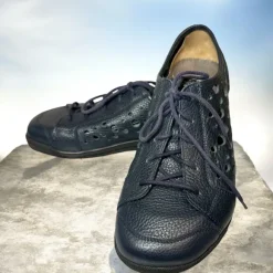 BÄR barefoot leren sneakers donkerblauw maat 40 – slechts 1x gedragen