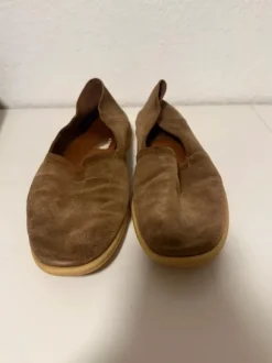 braune Herren-Slipper Wildleder