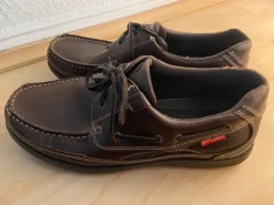 Braune Pierre Cardin Bootsschuhe