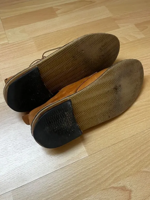 Braune “Redemption” Lederschuhe Männer in Gr. 44