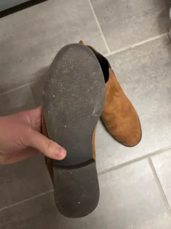 Braune stiefeletten