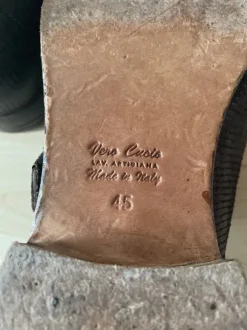 Brauner Voll-Lederschuh Hr 45 Herren