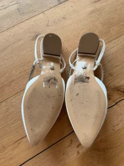Brautschuhe Slingback Ballerinas