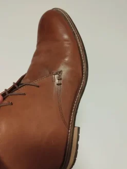 Brown desert leather boots, Size EU 44. UK 10