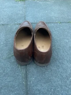 Brown Leather Penny Loafers
