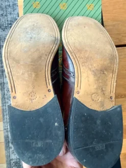 Bruine lederen schoenen maat 42