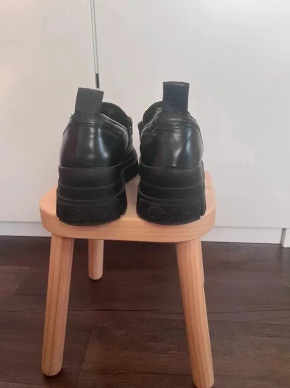 Buffalo Chunky, Loafers Schwarz Gr. 41