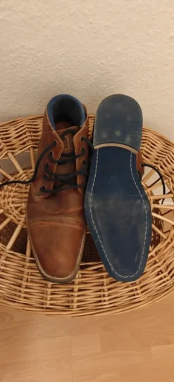 Bullboxer Kelden Herren Lederboots / Schnürstiefeletten braun