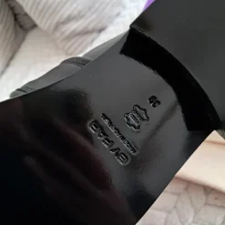 By Far Cyril Black Nappa Schuhe Leder große 39