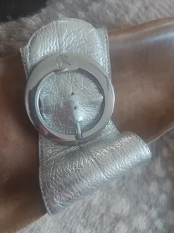 Caprice Schlappen silber