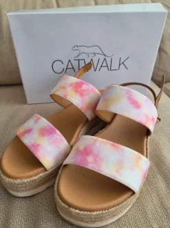 Catwalk Boho Bast Sandalen
