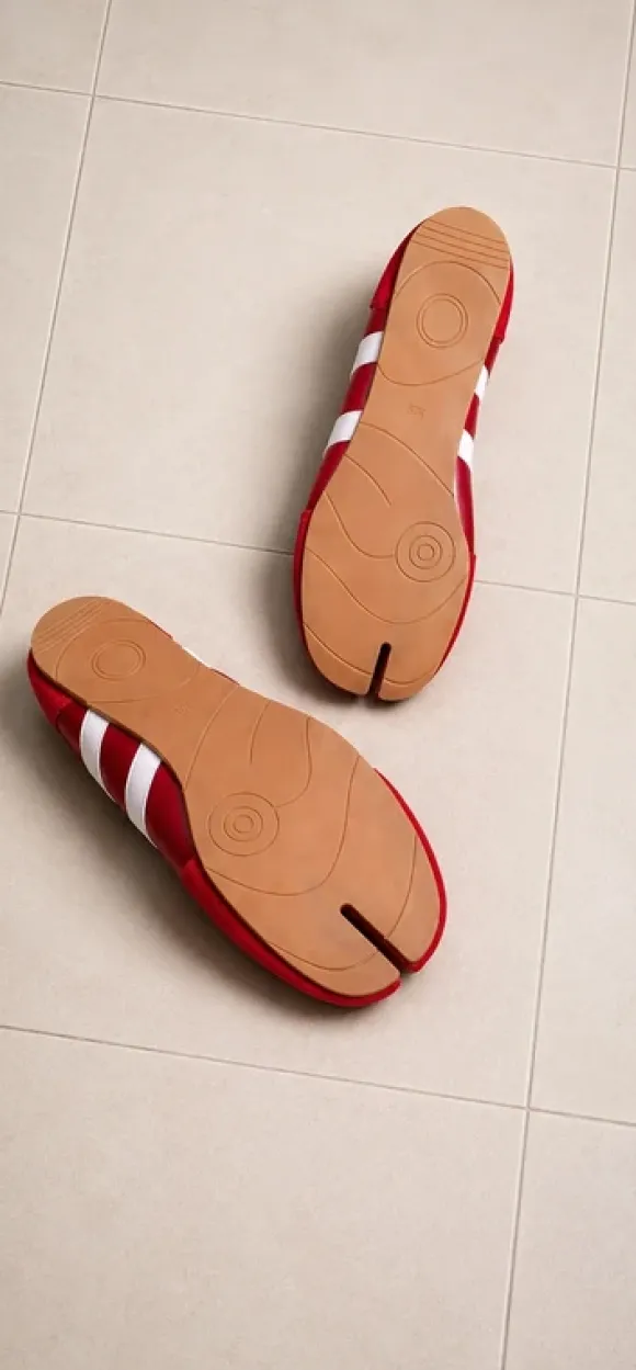 Chaussures ballerines tabi Mary Janes rouges / T38 | Vinted