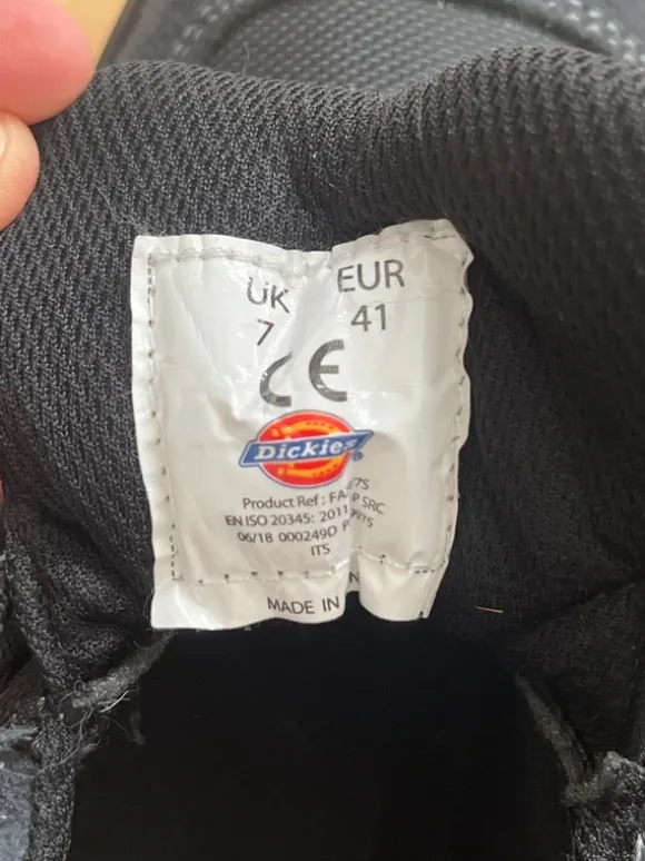 Chaussures de sécurité Dickies bleues marine