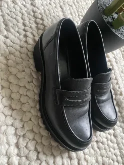 Chunky Loafer schwarz Preppy Old Money Style Gr. 37
