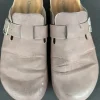 Ciabatte Sabot Superga in pelle marrone – taglia 43