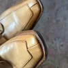 Cinti Lederschuhe Halbschuhe Beige Braun spitz Y2K 2000er