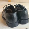 City Shoes Leder-Halbschuhe Gr. 41 Schwarz