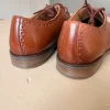 Clarks brogues tan, gaatjes schoen maat 8/42