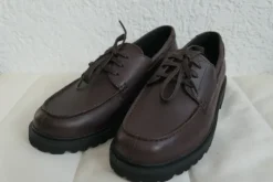 Clarks Collection Herren Schuhe Sample RAR Berwick Boat Brown Leather Gr. 42 UK 8 Neu