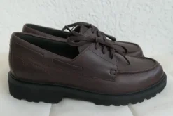 Clarks Collection Herren Schuhe Sample RAR Berwick Boat Brown Leather Gr. 42 UK 8 Neu
