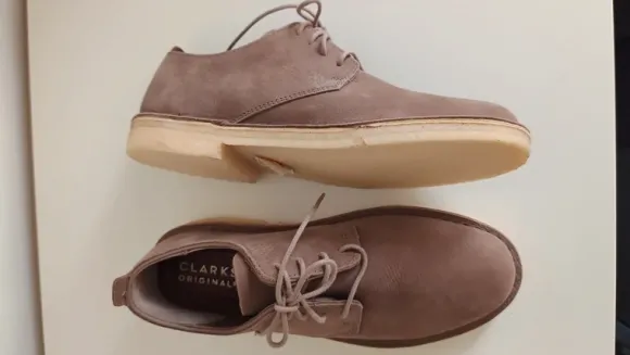 Clarks original's Desert London lage veterschoen taupe mt 41
