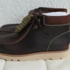 Clarks Original's Herren Schuhe Sample RAR Walla Orkhon Britisch Tan Leather Gr. 42 UK 8 Neu