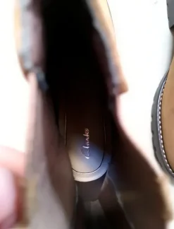 Clarks Stiefeletten Damen braun Leder Größe 38