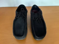 Clarks Wallabees 42 schwarz Wildleder Veloursleder