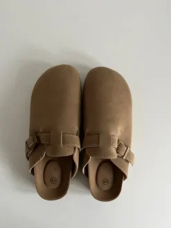 Clogs bunkel beige