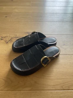 Clogs Leder Pantoletten Pennyloafers Massimo Dutti 39