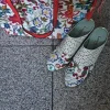 Clogs und Tasche im Set