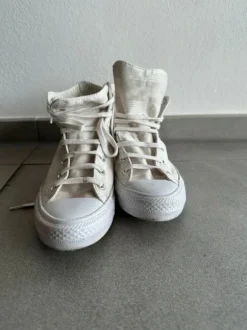 Converse All Star | High Top Sneaker | Off White | 38.5 | Y2K Casual
