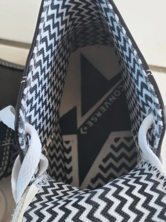 Converse Mission-V High Leder Black/White – Seltene Special Edition –