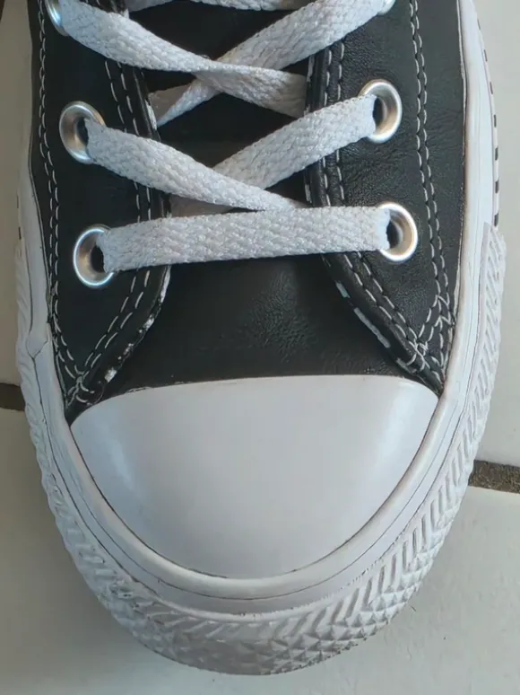 Converse Mission-V High Leder Black/White – Seltene Special Edition –