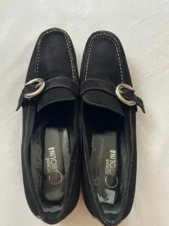 Damen Elegante echte Wildleder Schuhe