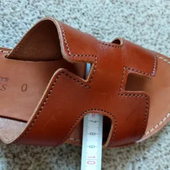 Damen Leder Pantoletten Größe 40