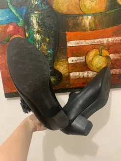 Damen schuhe decksohle echt Leder